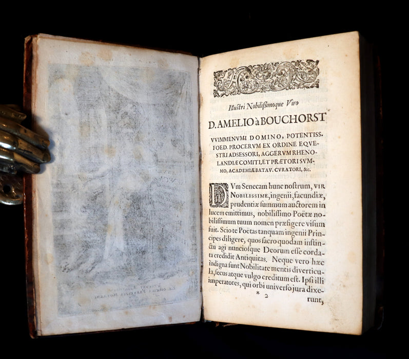 1651 Rare Latin Book - SENECA - L. Annæi Senecæ - Tragedies - Medea, Phaedra, Oedipus, etc.