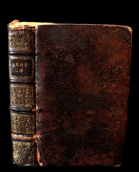 1651 Rare Latin Book - SENECA - L. Annæi Senecæ - Tragedies - Medea, Phaedra, Oedipus, etc.