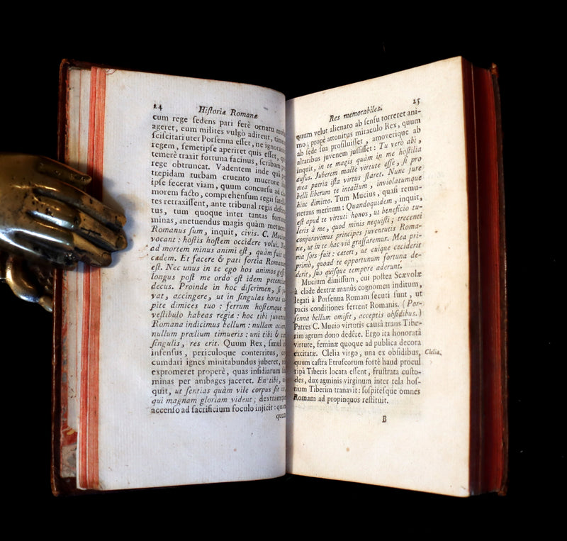 1774 Scarce Latin Book - ROMAN HISTORY from his Famous Authors - Lucius Annaeus Florus, Tite-Live, Caius Velleius Paterculus.