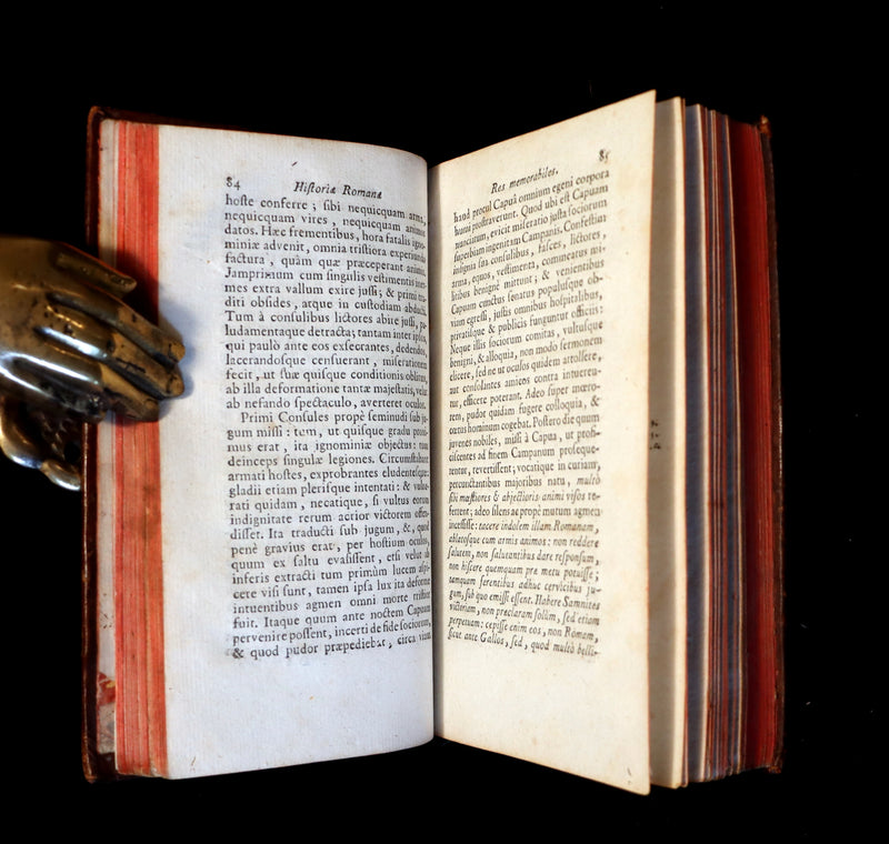 1774 Scarce Latin Book - ROMAN HISTORY from his Famous Authors - Lucius Annaeus Florus, Tite-Live, Caius Velleius Paterculus.