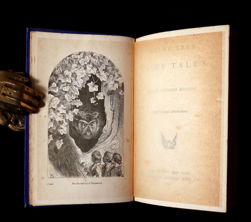 1892 Rare Victorian Book - Holme Lee's FAIRY TALES illustrated.