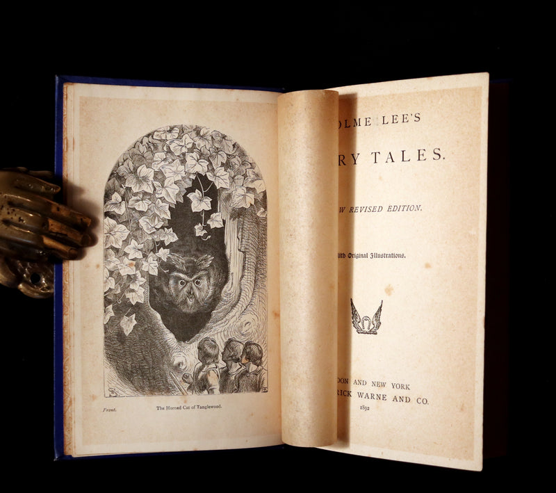 1892 Rare Victorian Book - Holme Lee's FAIRY TALES illustrated.