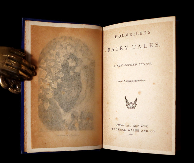 1892 Rare Victorian Book - Holme Lee's FAIRY TALES illustrated.