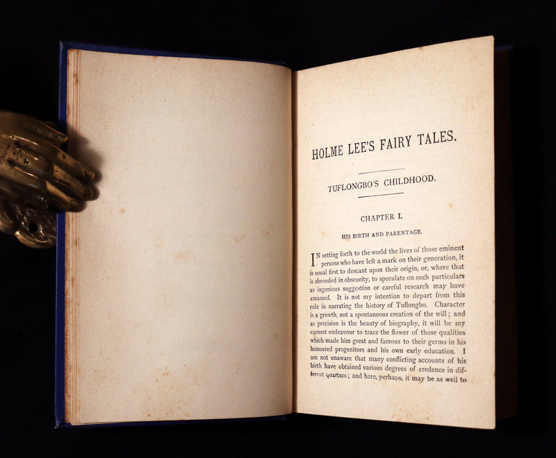 1892 Rare Victorian Book - Holme Lee's FAIRY TALES illustrated.