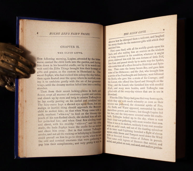 1892 Rare Victorian Book - Holme Lee's FAIRY TALES illustrated.