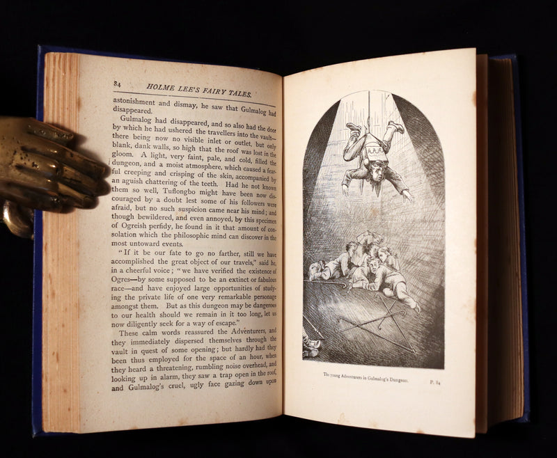 1892 Rare Victorian Book - Holme Lee's FAIRY TALES illustrated.