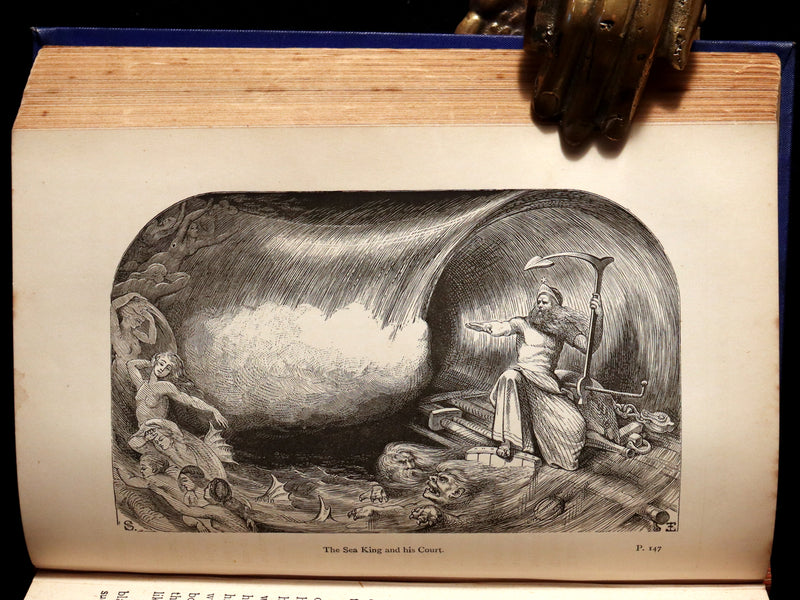 1892 Rare Victorian Book - Holme Lee's FAIRY TALES illustrated.