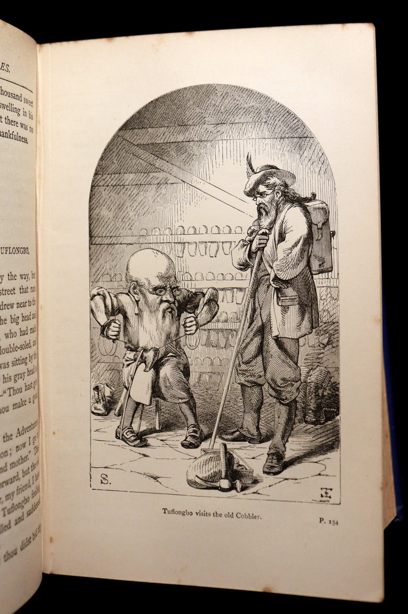 1892 Rare Victorian Book - Holme Lee's FAIRY TALES illustrated.