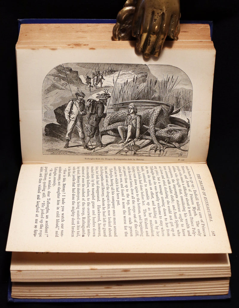 1892 Rare Victorian Book - Holme Lee's FAIRY TALES illustrated.