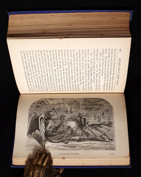 1892 Rare Victorian Book - Holme Lee's FAIRY TALES illustrated.