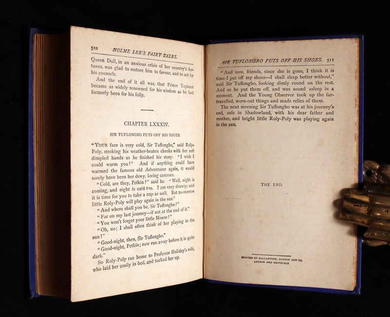 1892 Rare Victorian Book - Holme Lee's FAIRY TALES illustrated.