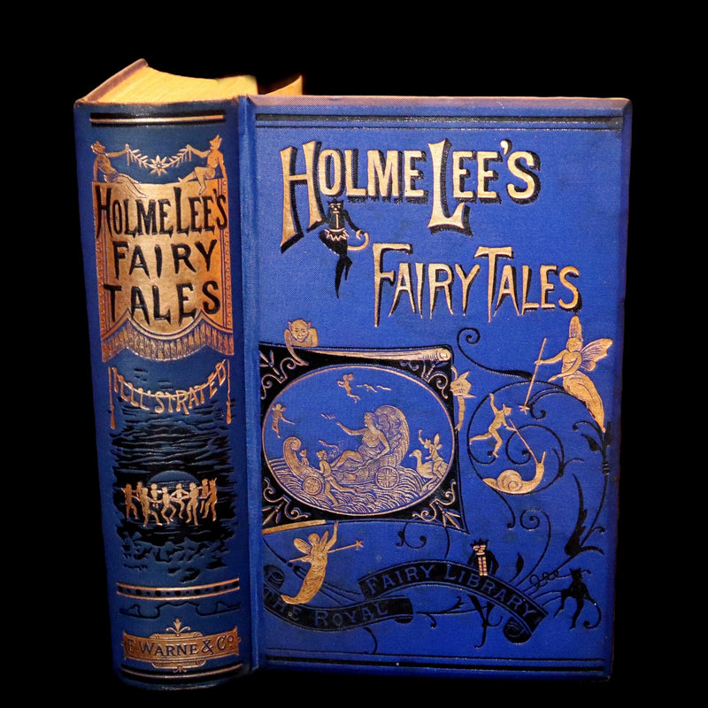 1892 Rare Victorian Book - Holme Lee's FAIRY TALES illustrated.