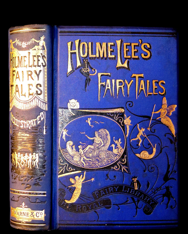 1892 Rare Victorian Book - Holme Lee's FAIRY TALES illustrated.