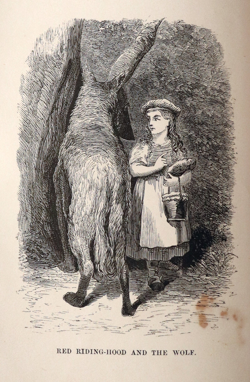 1880 Scarce Victorian Book - Standard FAIRY TALES illustrated by Gustave Dore & George Cruikshank.