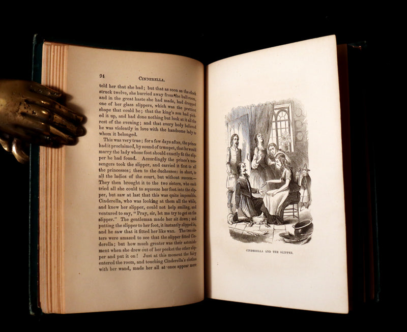 1880 Scarce Victorian Book - Standard FAIRY TALES illustrated by Gustave Dore & George Cruikshank.