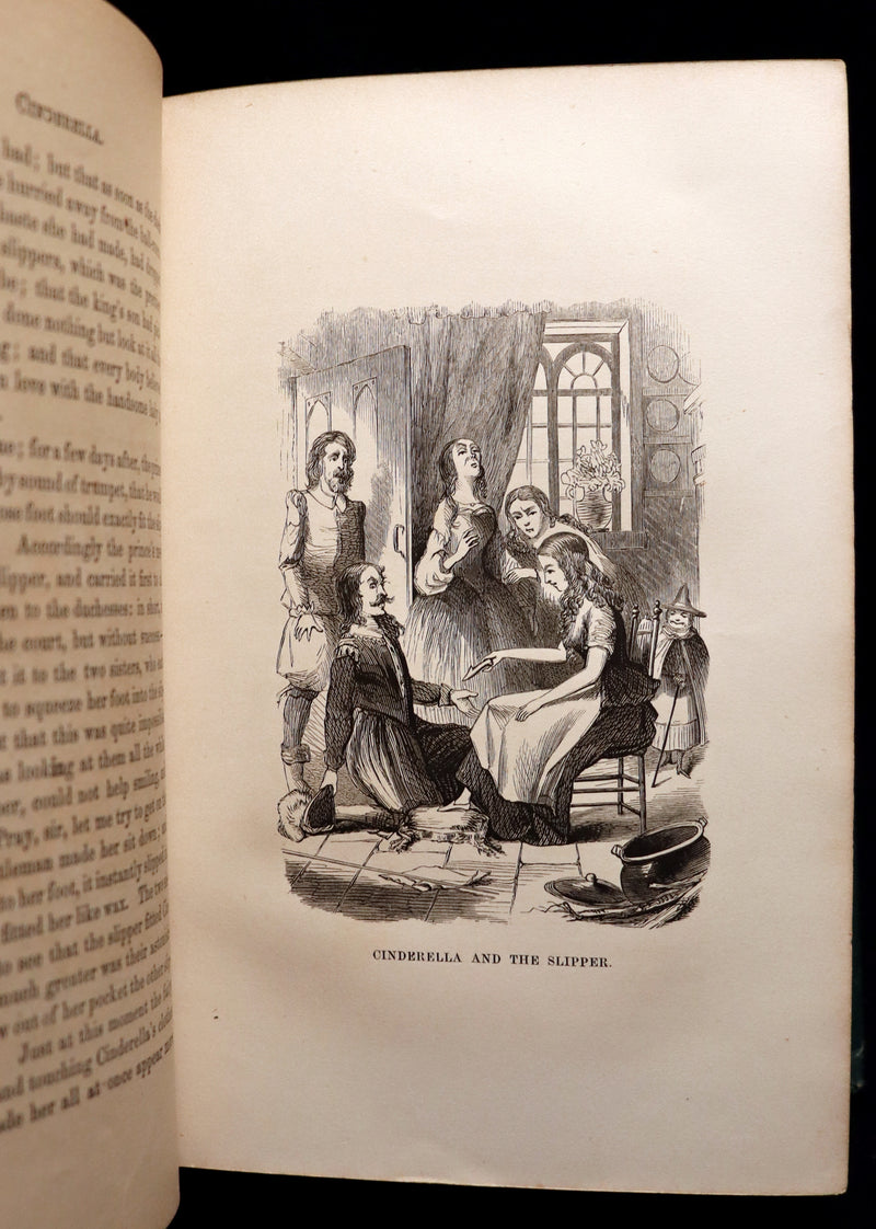 1880 Scarce Victorian Book - Standard FAIRY TALES illustrated by Gustave Dore & George Cruikshank.