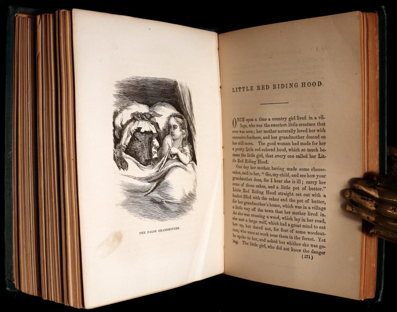 1880 Scarce Victorian Book - Standard FAIRY TALES illustrated by Gustave Dore & George Cruikshank.