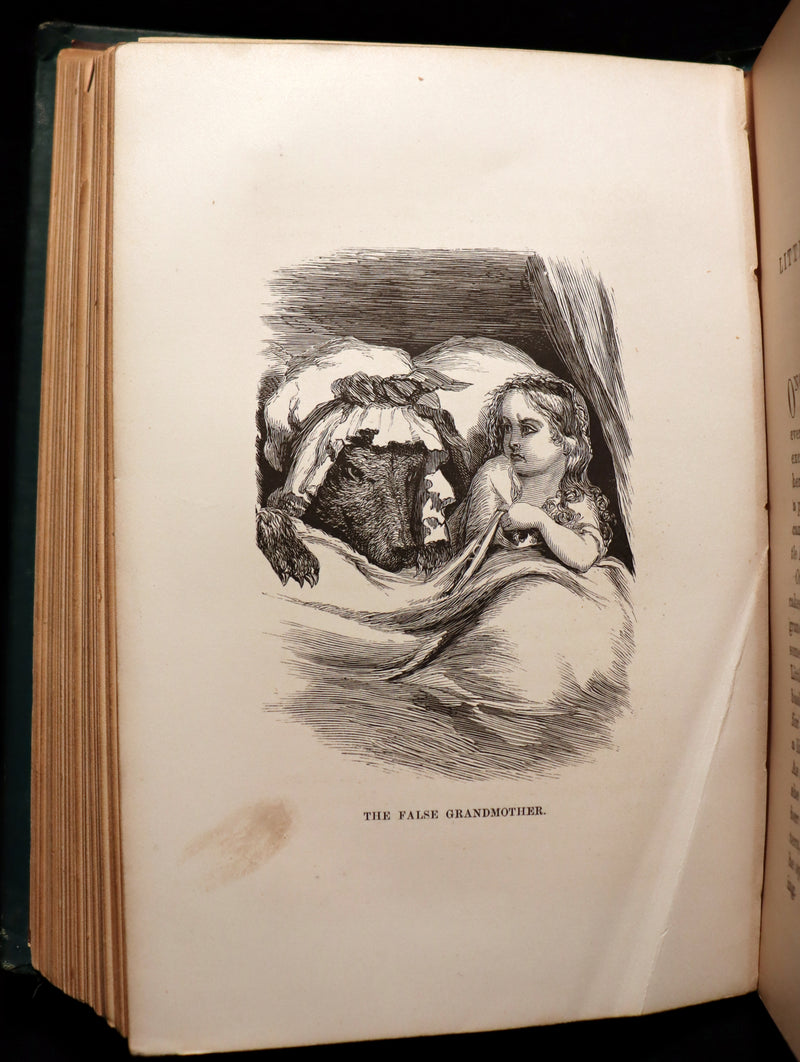 1880 Scarce Victorian Book - Standard FAIRY TALES illustrated by Gustave Dore & George Cruikshank.