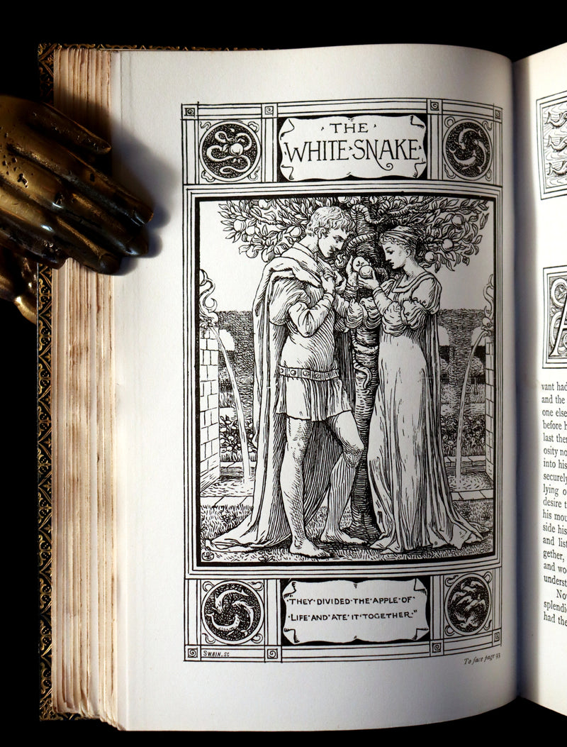 1882 First Edition bound by Riviere & Son - Brothers Grimm's FAIRY TALES illustrated by Walter Crane.