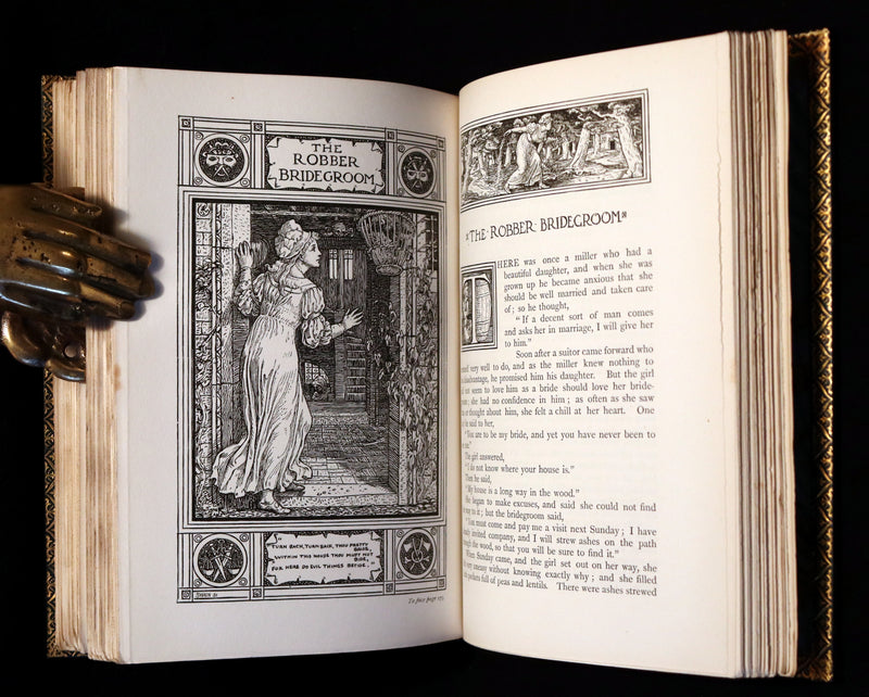 1882 First Edition bound by Riviere & Son - Brothers Grimm's FAIRY TALES illustrated by Walter Crane.