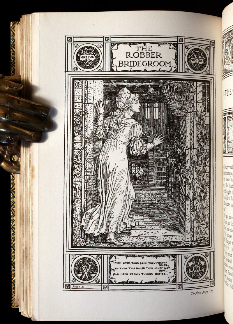 1882 First Edition bound by Riviere & Son - Brothers Grimm's FAIRY TALES illustrated by Walter Crane.