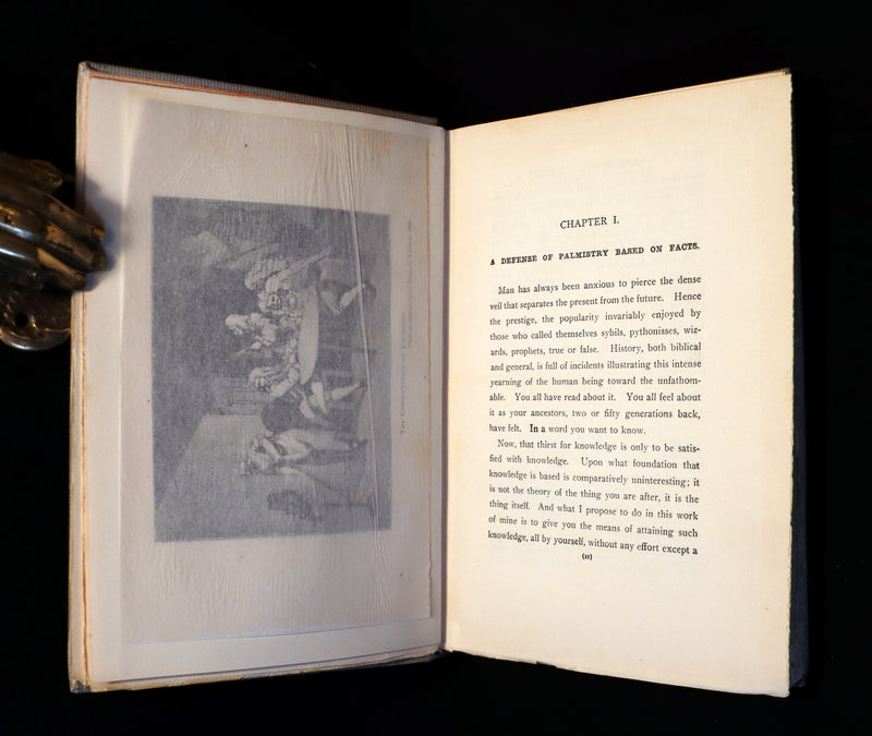 1897 Scarce Book - Practical Palmistry - CHIROMANCY by Edgar de Valcourt-Vermont (Comte C. de Saint-Germain).