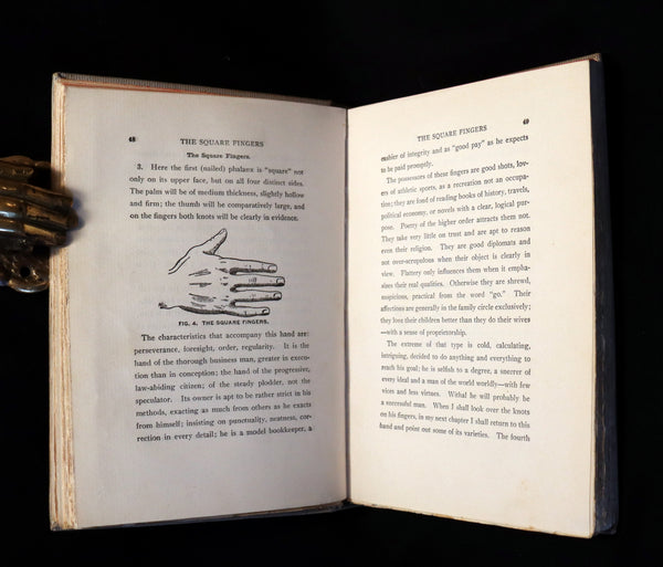 1897 Scarce Book - Practical Palmistry - CHIROMANCY by Edgar de Valcourt-Vermont (Comte C. de Saint-Germain).