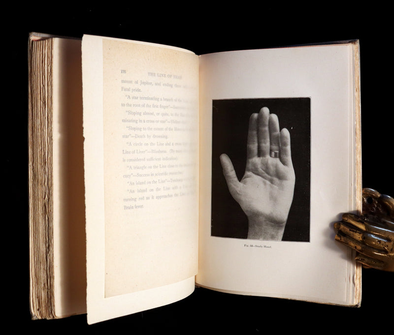 1897 Scarce Book - Practical Palmistry - CHIROMANCY by Edgar de Valcourt-Vermont (Comte C. de Saint-Germain).