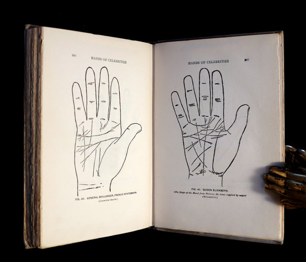 1897 Scarce Book - Practical Palmistry - CHIROMANCY by Edgar de Valcourt-Vermont (Comte C. de Saint-Germain).