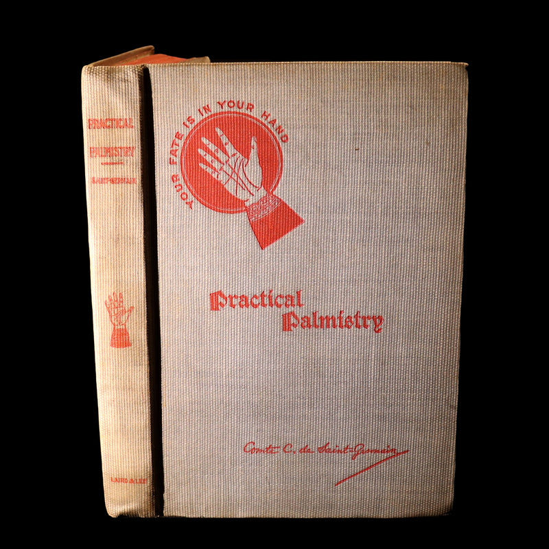 1897 Scarce Book - Practical Palmistry - CHIROMANCY by Edgar de Valcourt-Vermont (Comte C. de Saint-Germain).