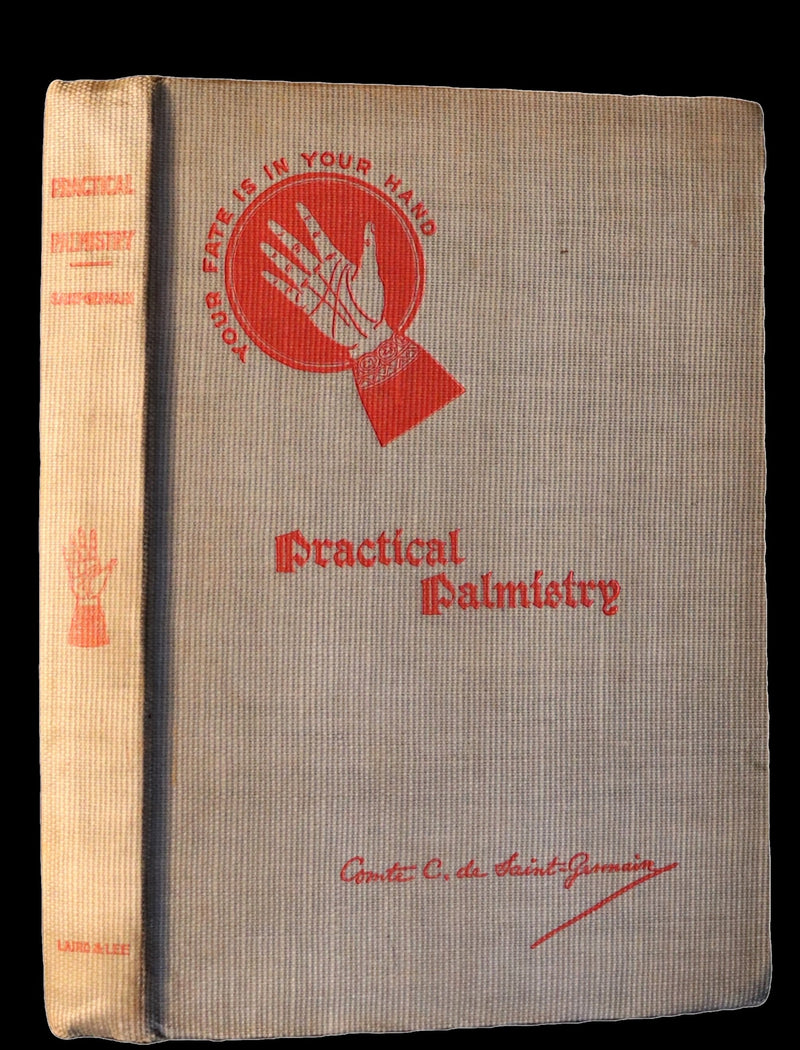 1897 Scarce Book - Practical Palmistry - CHIROMANCY by Edgar de Valcourt-Vermont (Comte C. de Saint-Germain).