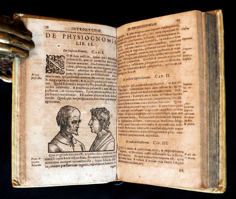 1672 Scarce Latin Vellum Book - Indagine's CHIROMANCY, PHYSIOGNOMY & ASTROLOGY.