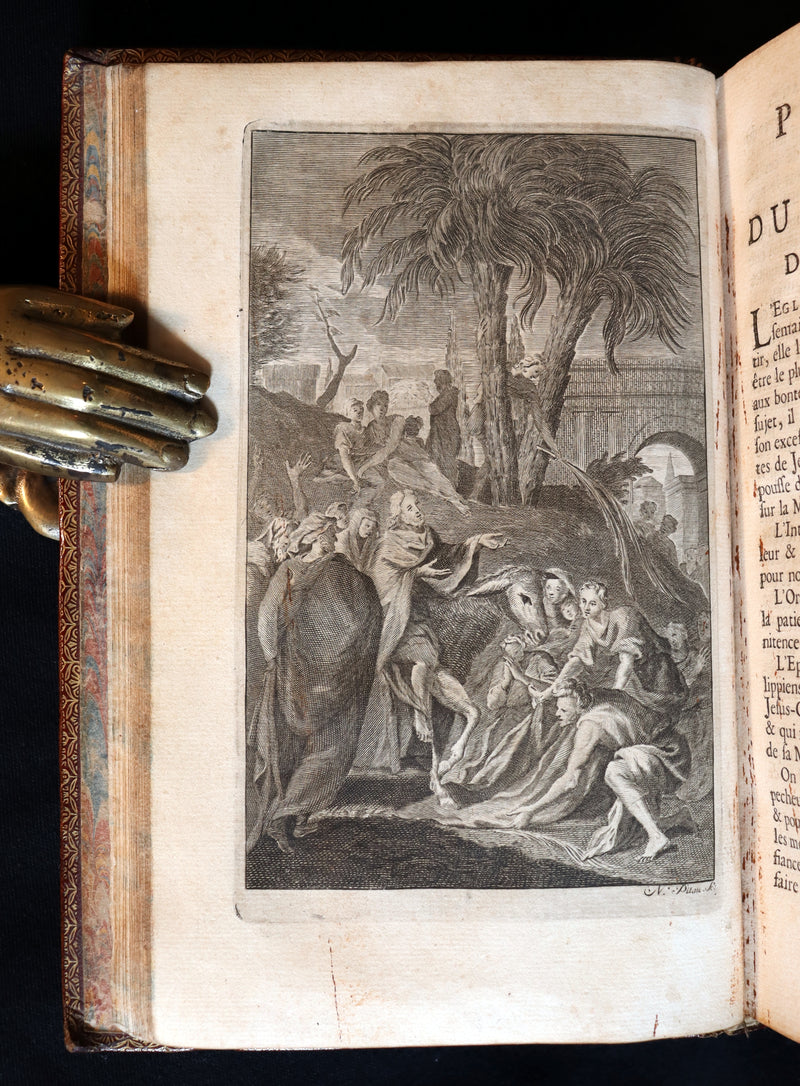 1698 Rare French Latin Book ~ The Office of Holy Week dedicated to the Duchess of Bourgogne. L'Office de la Semaine Sainte.