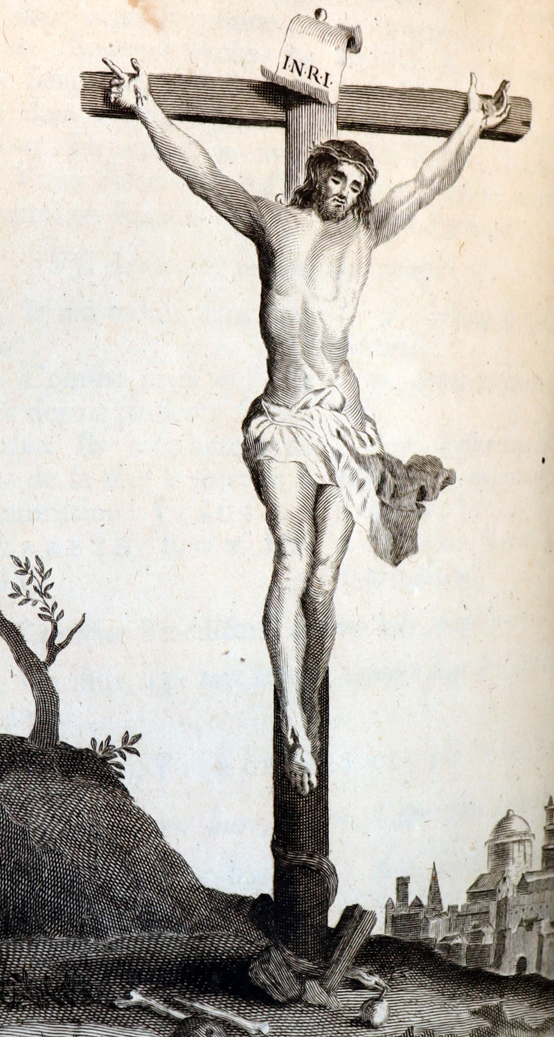 1698 Rare French Latin Book ~ The Office of Holy Week dedicated to the Duchess of Bourgogne. L'Office de la Semaine Sainte.