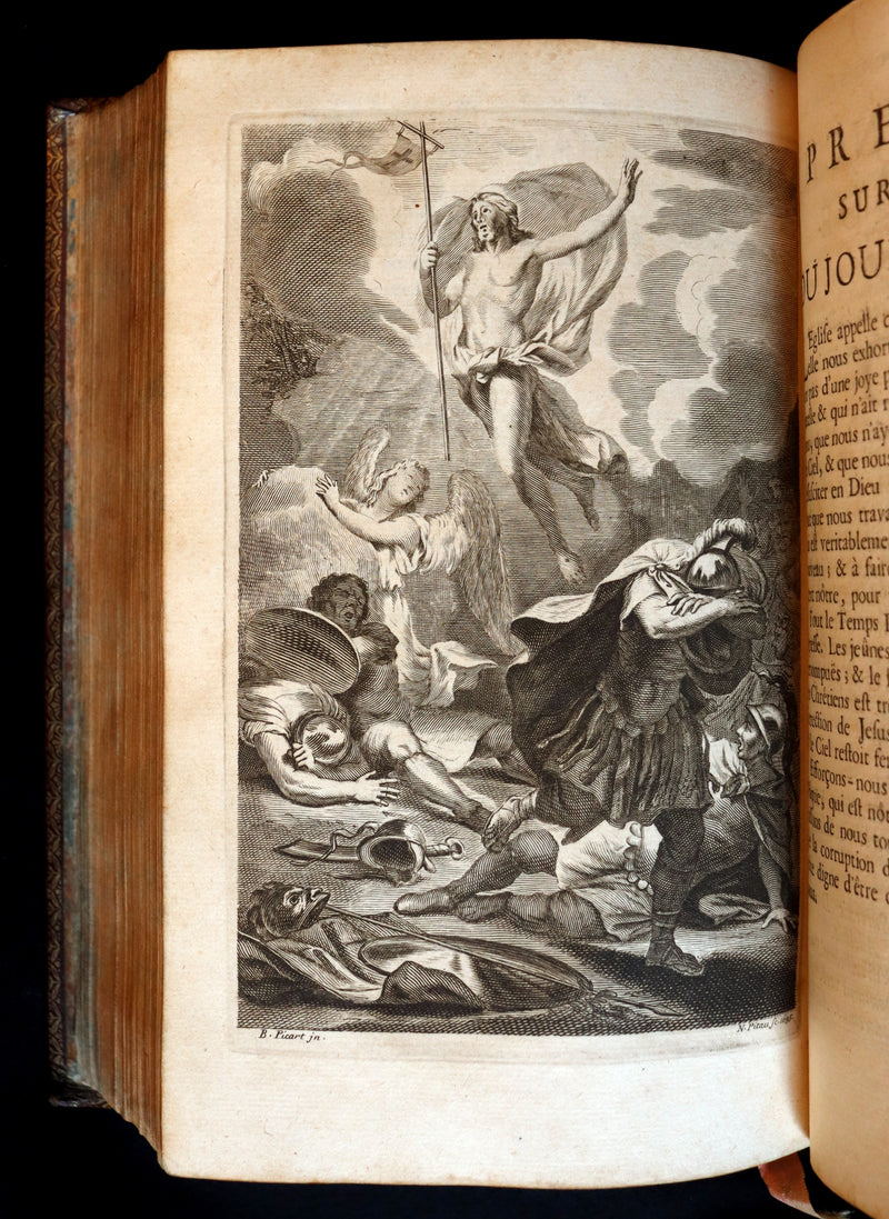 1698 Rare French Latin Book ~ The Office of Holy Week dedicated to the Duchess of Bourgogne. L'Office de la Semaine Sainte.