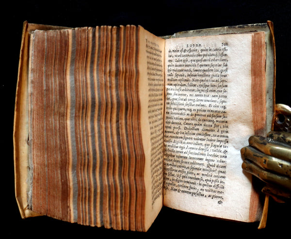 1630 Scarce Latin Vellum Book - LACTANTIUS' Divine Institutes & The PHOENIX.