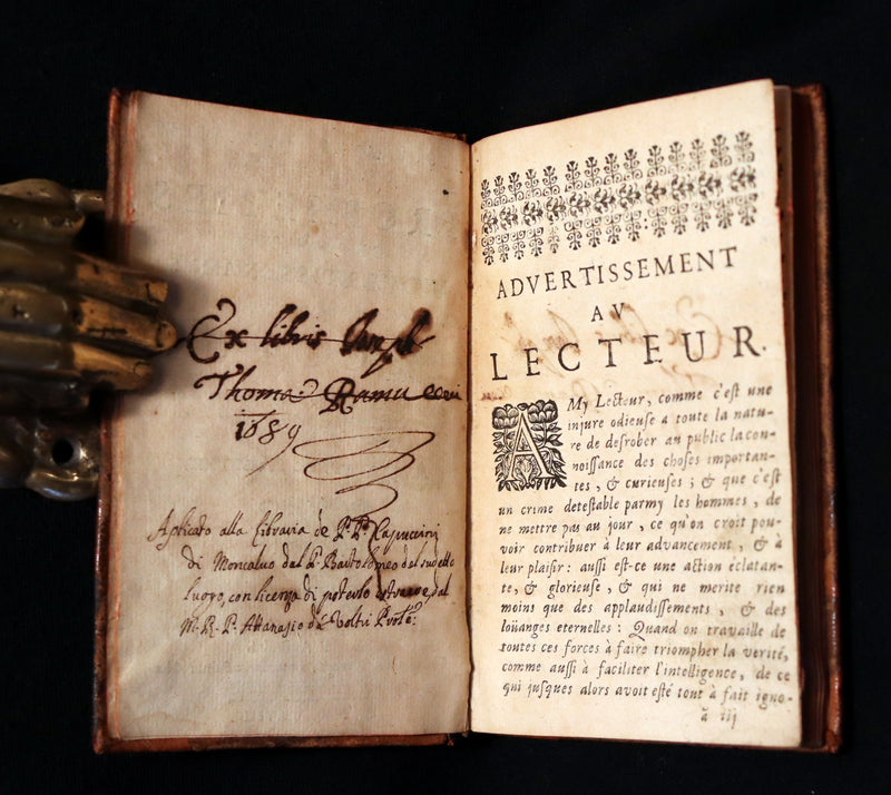 1668 Scarce French Book ~ NOSTRADAMUS Prophecies ~ Les Vrayes Centuries et Propheties de Michel Nostradamus.