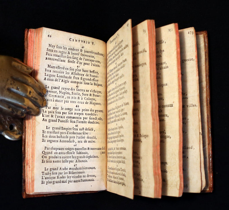 1668 Scarce French Book ~ NOSTRADAMUS Prophecies ~ Les Vrayes Centuries et Propheties de Michel Nostradamus.