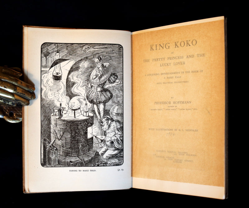1904 First Edition - CONJURING throughout a Fairy Tale - King Koko by Professor Hoffmann.