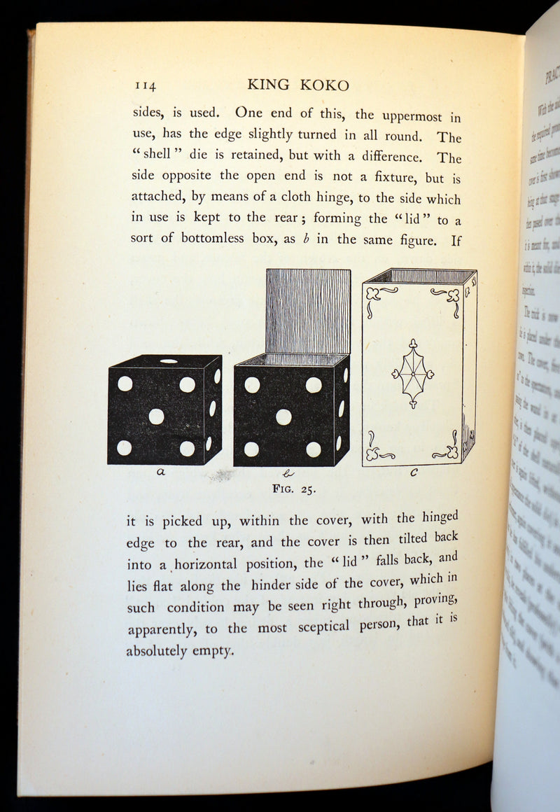 1904 First Edition - CONJURING throughout a Fairy Tale - King Koko by Professor Hoffmann.