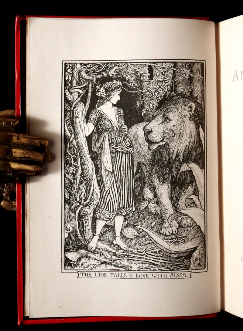 1899 Rare 1stED - The RED BOOK of ANIMAL STORIES by Andrew Lang Illustrated by H.J. Ford.