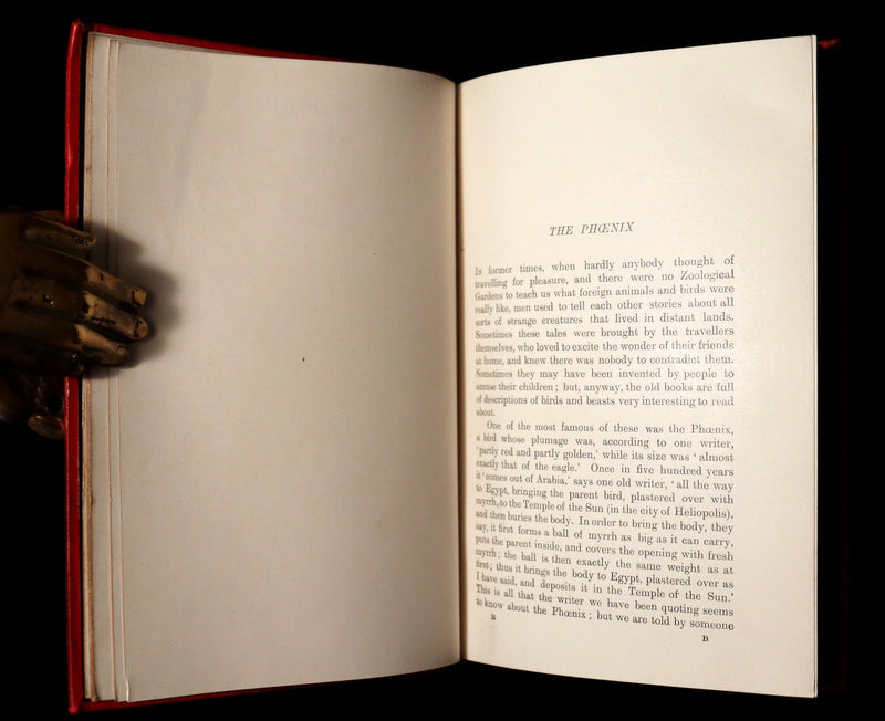 1899 Rare 1stED - The RED BOOK of ANIMAL STORIES by Andrew Lang Illustrated by H.J. Ford.