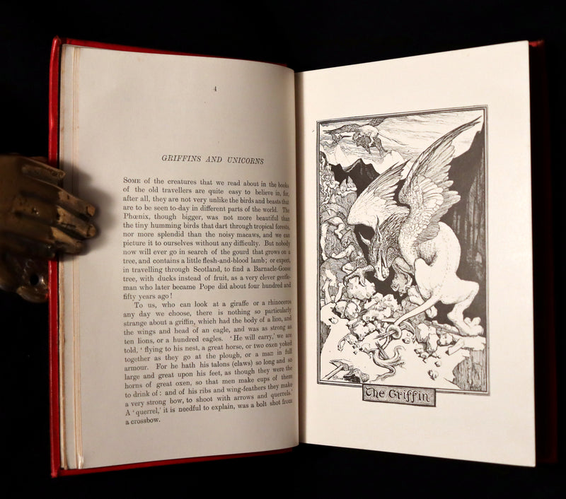 1899 Rare 1stED - The RED BOOK of ANIMAL STORIES by Andrew Lang Illustrated by H.J. Ford.