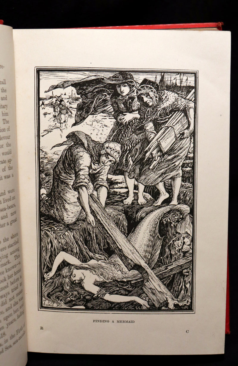 1899 Rare 1stED - The RED BOOK of ANIMAL STORIES by Andrew Lang Illustrated by H.J. Ford.