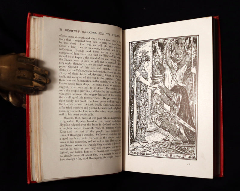 1899 Rare 1stED - The RED BOOK of ANIMAL STORIES by Andrew Lang Illustrated by H.J. Ford.
