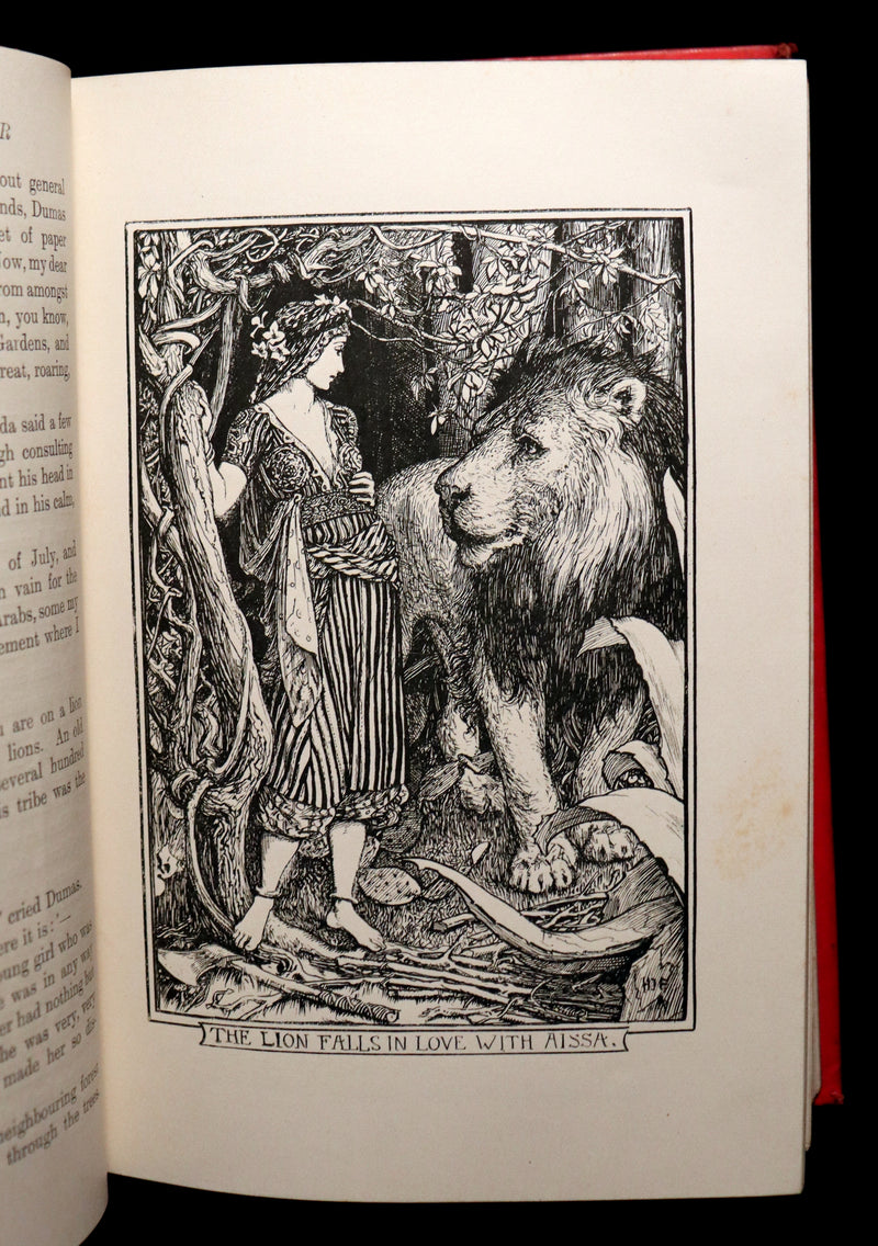 1899 Rare 1stED - The RED BOOK of ANIMAL STORIES by Andrew Lang Illustrated by H.J. Ford.