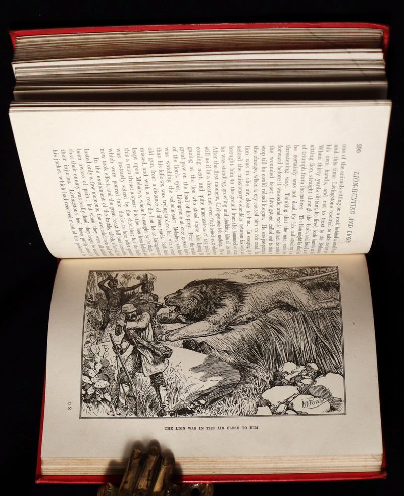 1899 Rare 1stED - The RED BOOK of ANIMAL STORIES by Andrew Lang Illustrated by H.J. Ford.