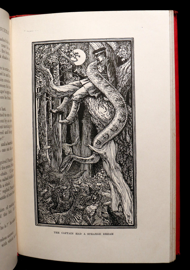 1899 Rare 1stED - The RED BOOK of ANIMAL STORIES by Andrew Lang Illustrated by H.J. Ford.