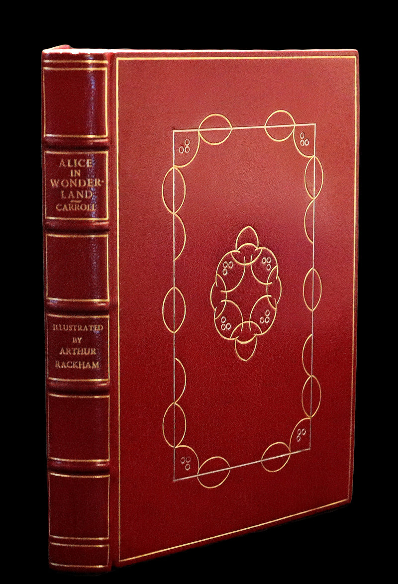 1909 Bayntun-Riviere Binding - Alice's Adventures in Wonderland, illustrated by Arthur Rackham with a poem by Austin Dobson.