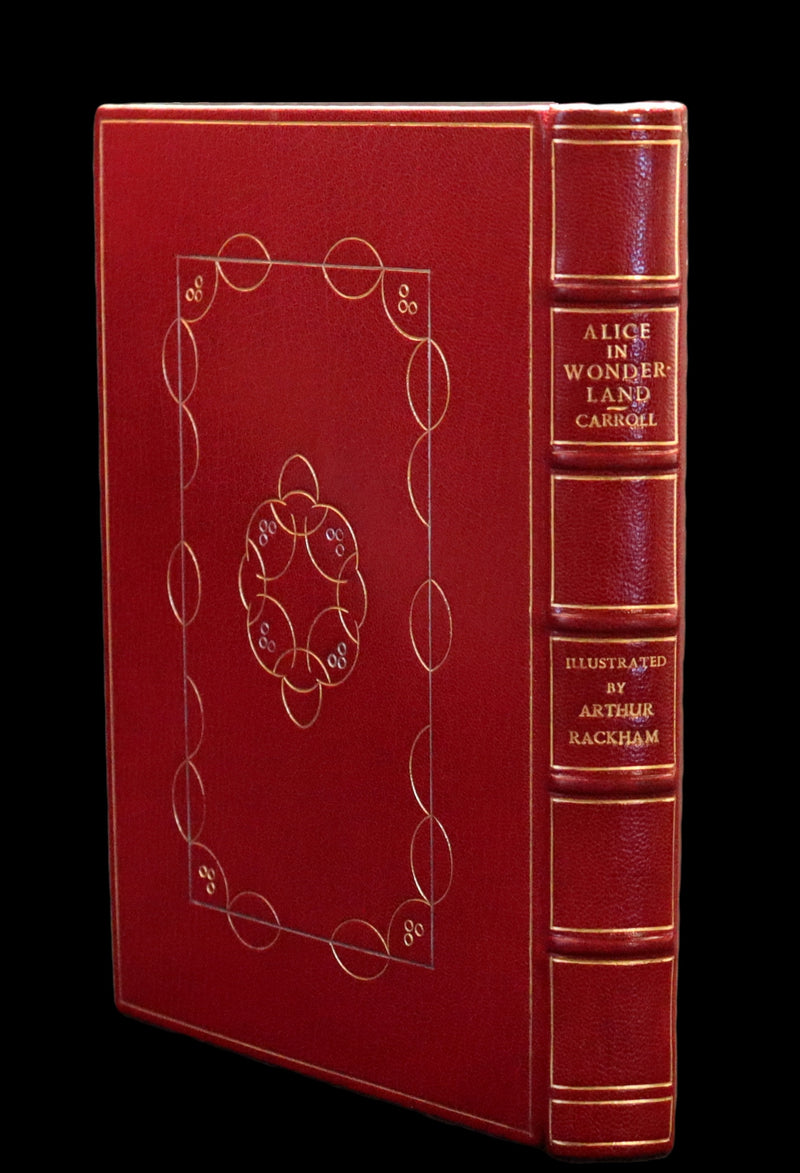 1909 Bayntun-Riviere Binding - Alice's Adventures in Wonderland, illustrated by Arthur Rackham with a poem by Austin Dobson.